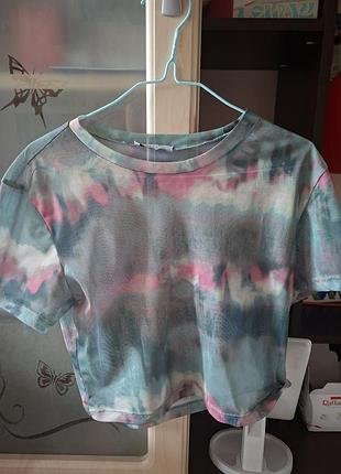 Прозора літня футболка-топ