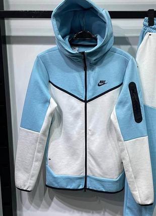 Кофта nike tech flecce найк теч флис мужская на замке с капюшоном 6