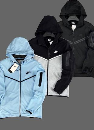Кофта зіп-худи nike tech flecce найк теч фліс