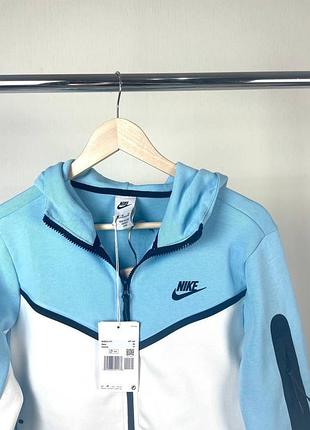 Кофта nike tech flecce найк теч флис мужская на замке с капюшоном 9