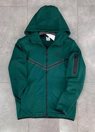 Кофта nike tech flecce найк теч флис мужская на замке с капюшоном 5