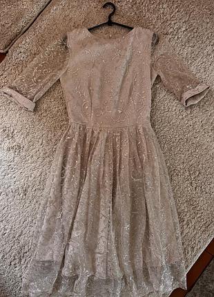 Плаття жіноче золотисте