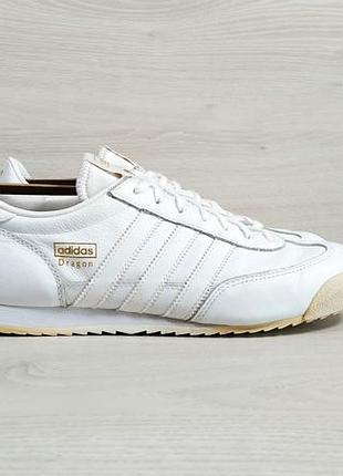 Шкіряні чоловічі білі кросівки adidas india dragon оригінал, розмір 43