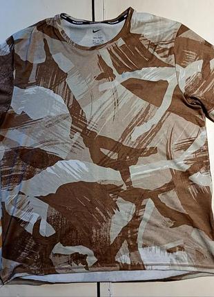 Nike dri-fit camo футболка размер м