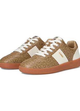 Кеди guess, коричневі кеди guess, guess women's perisa sneaker