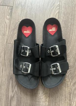 Moschino шкіра дуже зручні сабо