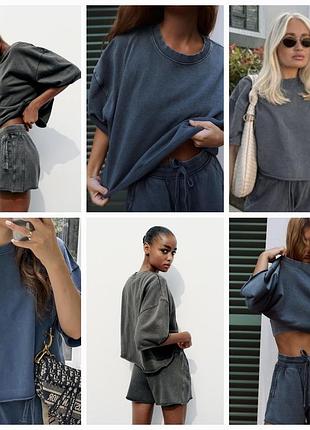 Трендова варена футболка оверсайз від zara. шикарний колір і якість.