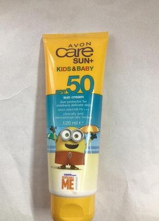 Сонцезахисний лосьйон із spf 50 дитячий avon (120 мл)