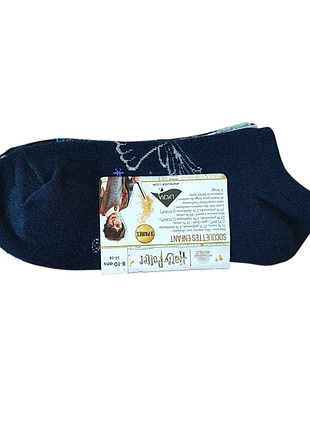 Набор детских коротких носков для девочки (3 пары) harry potter 35-38 разноцветный (25060705)