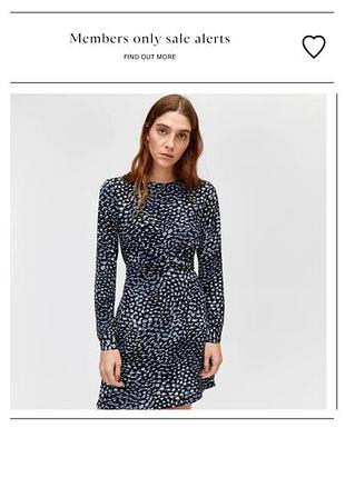 Женское красивое платье с длинным рукавом и завязкой сзади warehouse