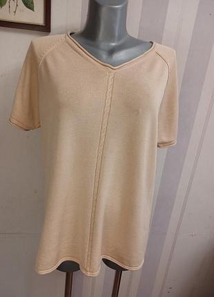 Шовковий топ майка шовк шовкова футболкабатал  шовковий трикотаж l xl 48 50