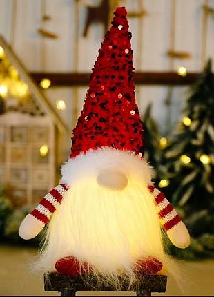 Рождественский гном светильник