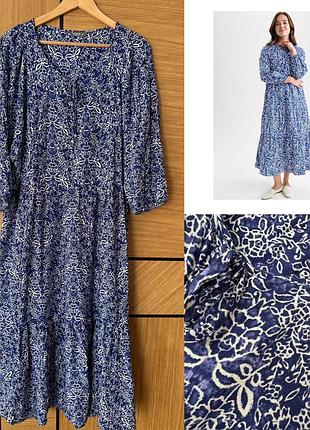 Неймовірно красива ярусна сукня штапель