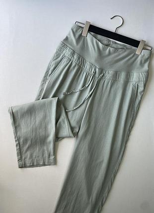 Штани джогери для вагітних з льону h&m легкі вільні