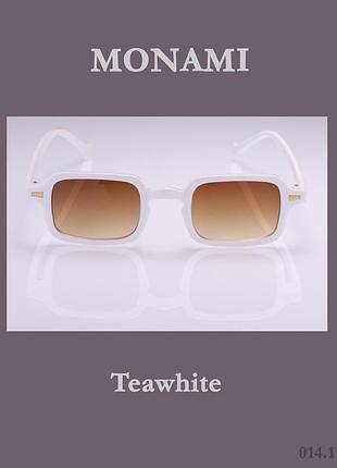 Солнечные о_очки monami teawhite , hdr, градиент чайные линзы с подсветкой в винтажном исполнении
