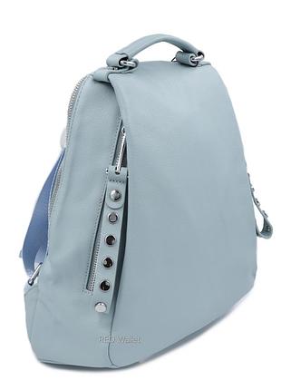 Рюкзак женский кожаный polina & eiterou 19001 blue