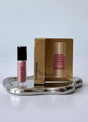 Рідкі кремові стійкі румʼяна hourglass unreal liquid blush scene