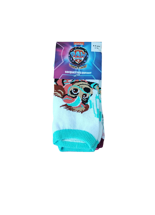Набор детских коротких носков для девочки (3 пары) paw patrol 27-30 разноцветный (25060721)