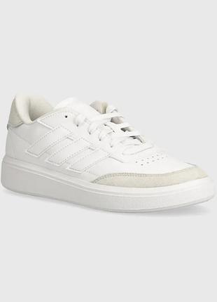 Кросівки унісекс adidas courtblock, білі, 36 2/3 (