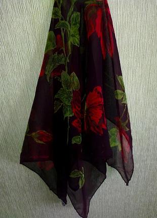 Dolce &amp; gabbana винтажный шелковый платок