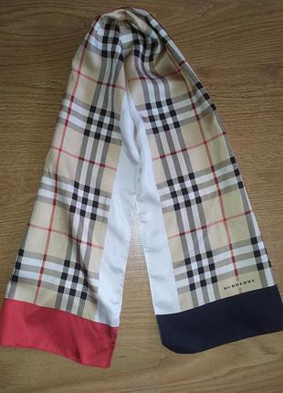Burberry італія шовковій шарф