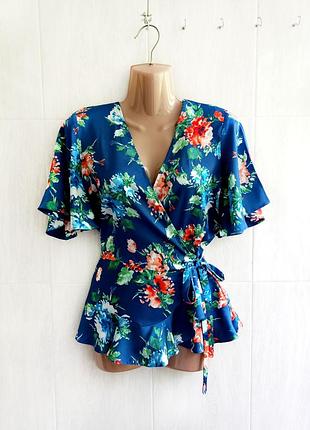 Дешево! новая женская футболка lipsy london "цветы" / кофта / блуза