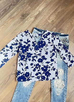 Жіноча блуза з рукавом 3/4