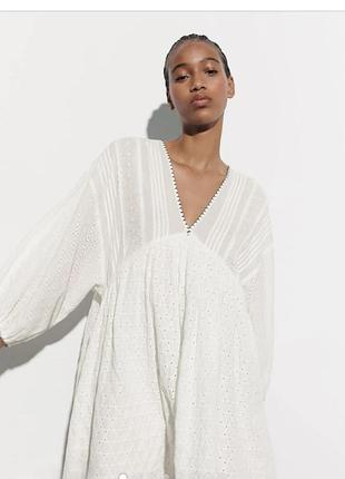 Платье zara оригинал 100% хлопок