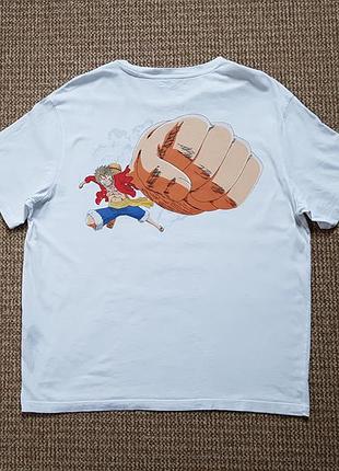 One piece anime monkey d. luffy straw hat футболка аніме оригінал (m)