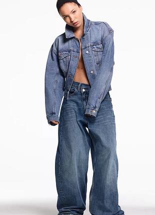 Джинси жіночі сині baggy zara new
