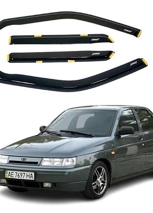 Боковые дефлекторы окон ваз 2110, 2112 (вставные), ветровики на окна