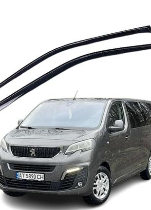 Боковые дефлекторы окон peugeot traveller 2016-> на скотче, ветровики на окна