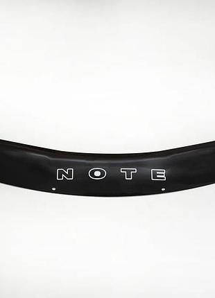 Дефлектор на капот nissan note 2009-2013 мухобійка на капот нісан ноут 2009-2013