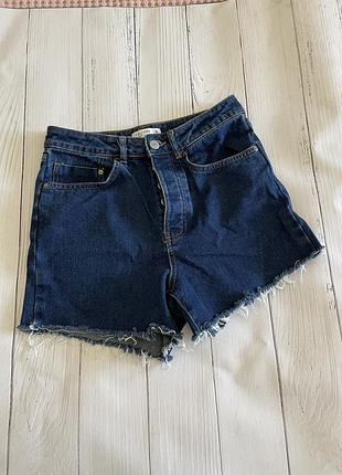 Джинсові шорти синього кольору жіночі розмір s