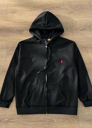 Кофта чоловіча ralph lauren polo чорна s-l бавовна тринитка
