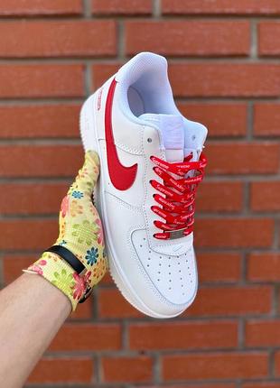 Кросівки nike air force x supreme white