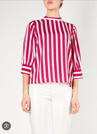 Блуза офісна у смужку