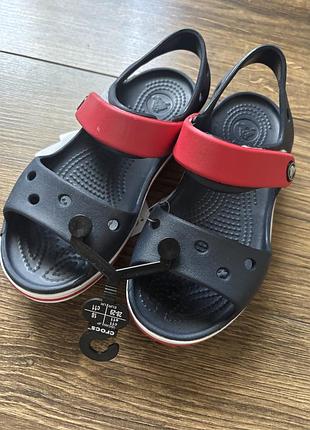 Сандалі босоніжки резинові унісекс crocs сині