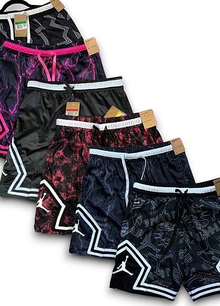 Шорти чоловічі jordan s-4xl легкі на літо  dry-fit