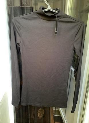 Гольф, водолазка в рубчик