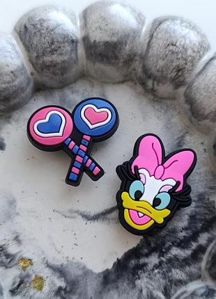 Джибітси на крокси лот набір 2 шт jibbitz crocs