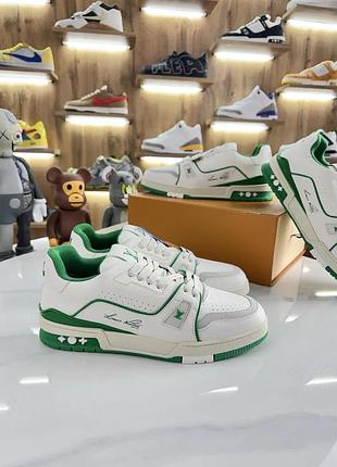 Кросівки  x virgil abloh lv low trainer og green