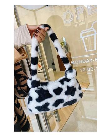 Плюшевая мини сумочка