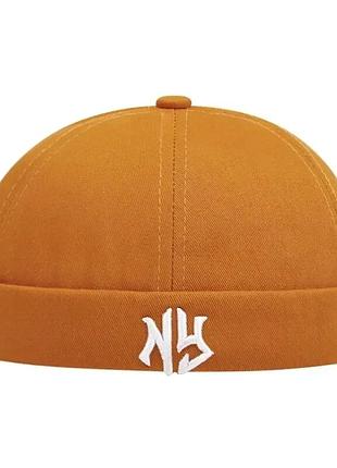 Кепка без козырька / шапка бини / docker cap / докерка ny