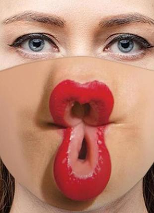 Прикольные маски 3д. смешная маска