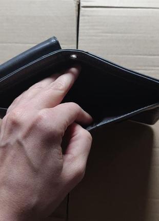 Мужской кошелек, бумажник, мужское портмоне с монетницей, портмоне для телефона 2020