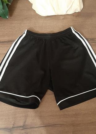 Крутые черные короткие мужские шорты adidas оригинал удобные брендовые трендовые climalite тонкие не жаркие