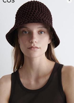 Капелюх кроше cos, капелюх з котону