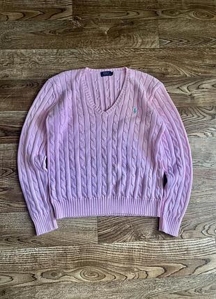 Рожевий светр v Polo ralph lauren светр