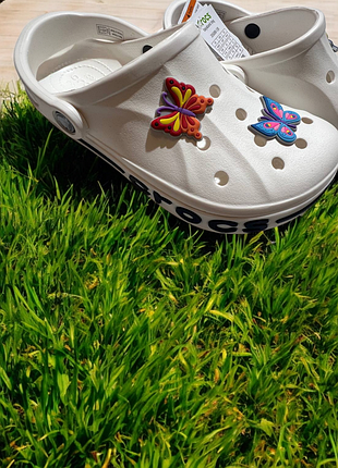 Шльопанці сабо crocs bayaband white